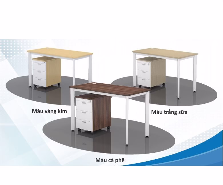 BLV006 - Bàn làm việc chân sắt - Hình ảnh 2